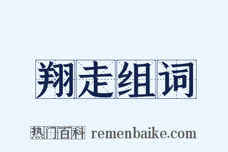 翔走组词是什么意思的图片